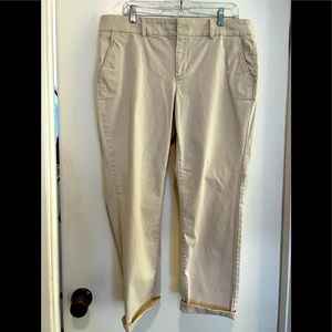 NWOT LOFT crop pants